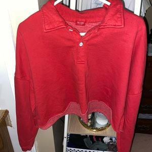 Brandy cropped sweatshirt